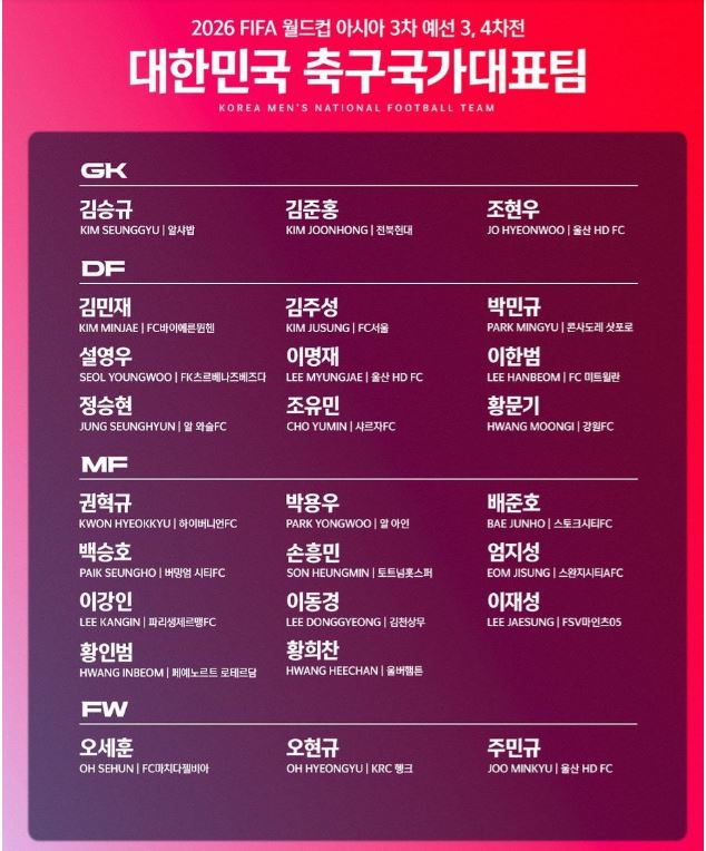 월드컵 아시아 3차예선 중계방송