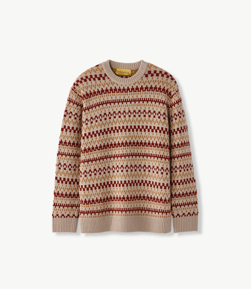 최대철 <사랑을 처방해 드립니다> 17회 에스티코 STCO 페어아일 니트 스웨터