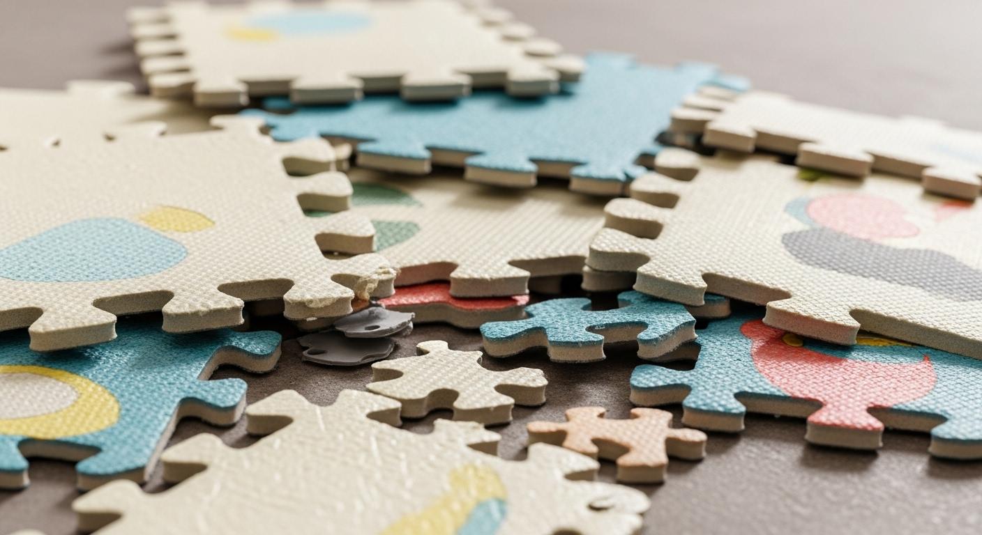 유아바닥매트 폐기물