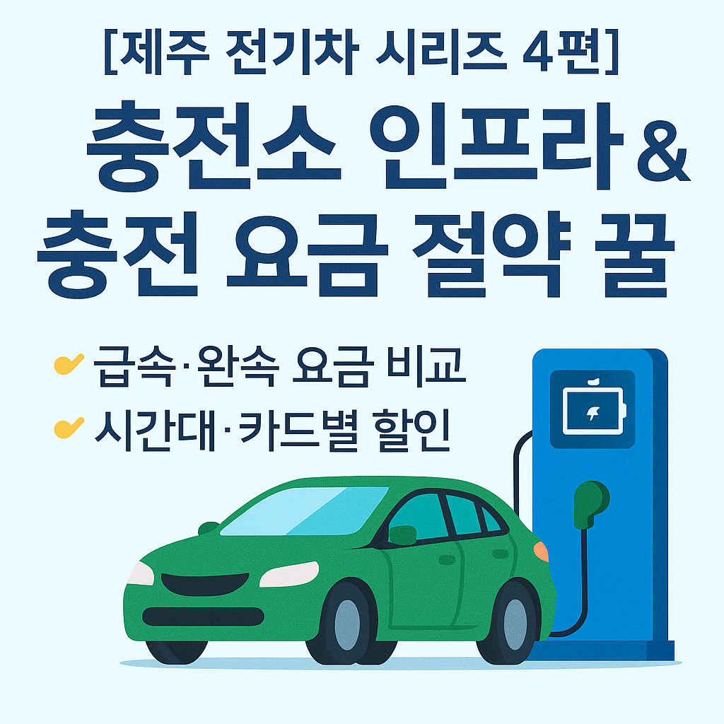 충전소 인프라 &amp; 충전 요금 절약