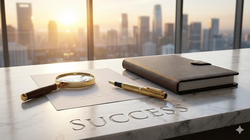 수험생 필수 준비물인 신분증, 수험표, 허용된 공학용 계산기 모델이 나열된 최종 체크리스트