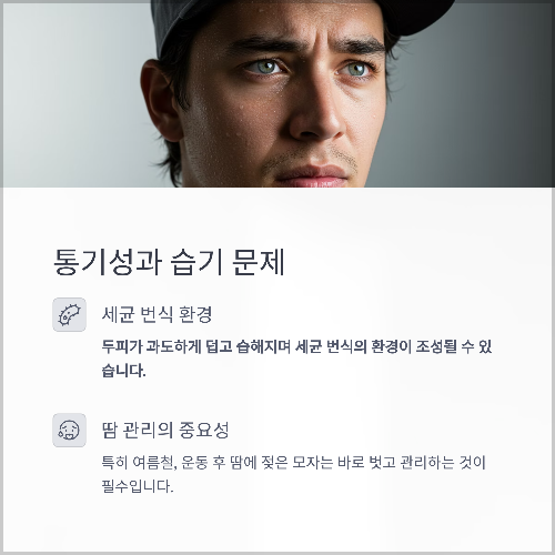 모자를 자주 쓰면 탈모가 생긴다? 진실과 오해 정리