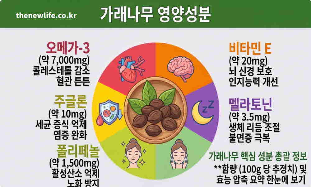 가래나무 열매 영양성분