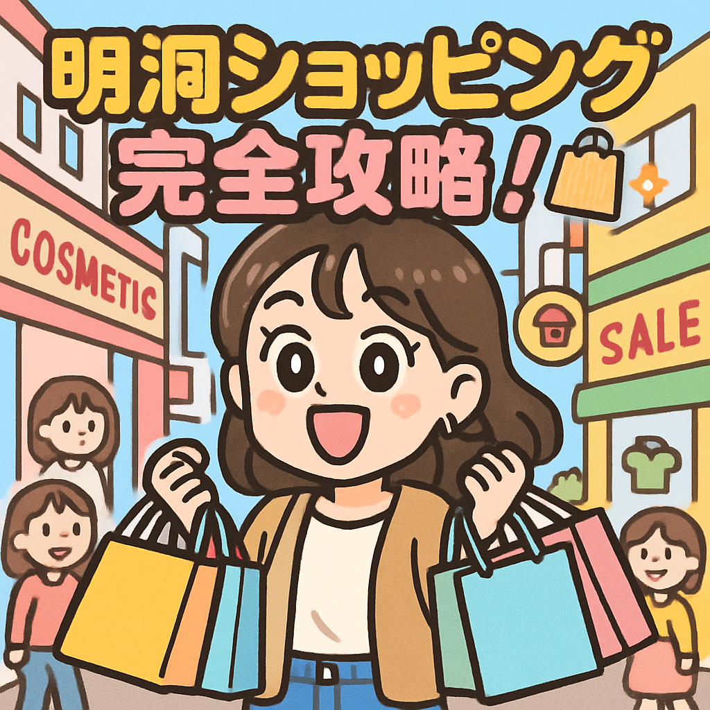 明洞ショッピング完全攻略!🛍️✨