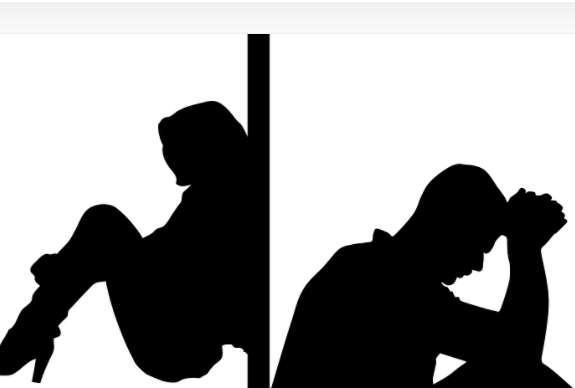 남녀-등대고-고민하는-이미지