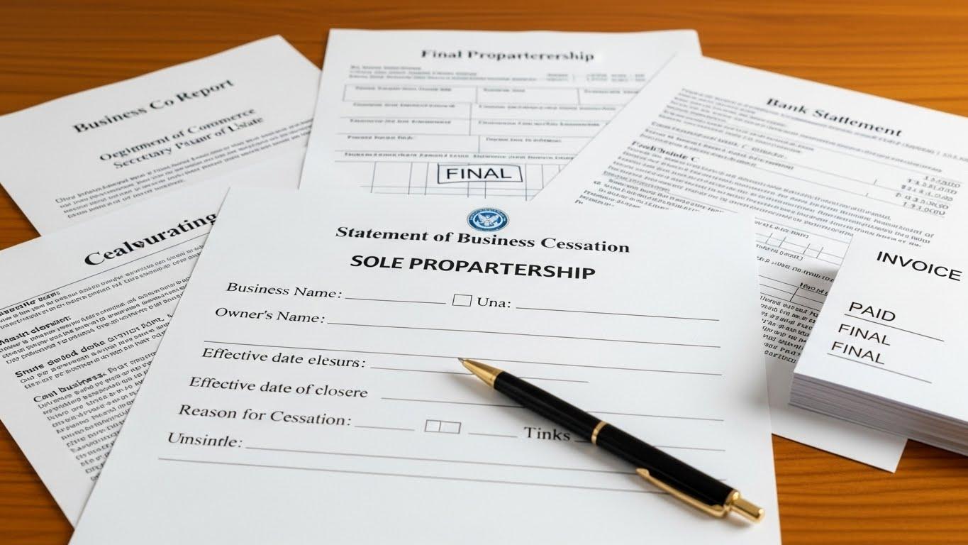 개인사업자 폐업신고시 필요서류