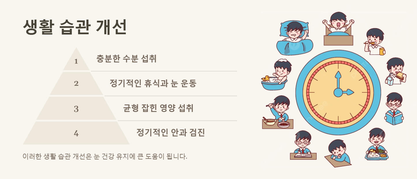 눈 건조증 증상 원인 치료
