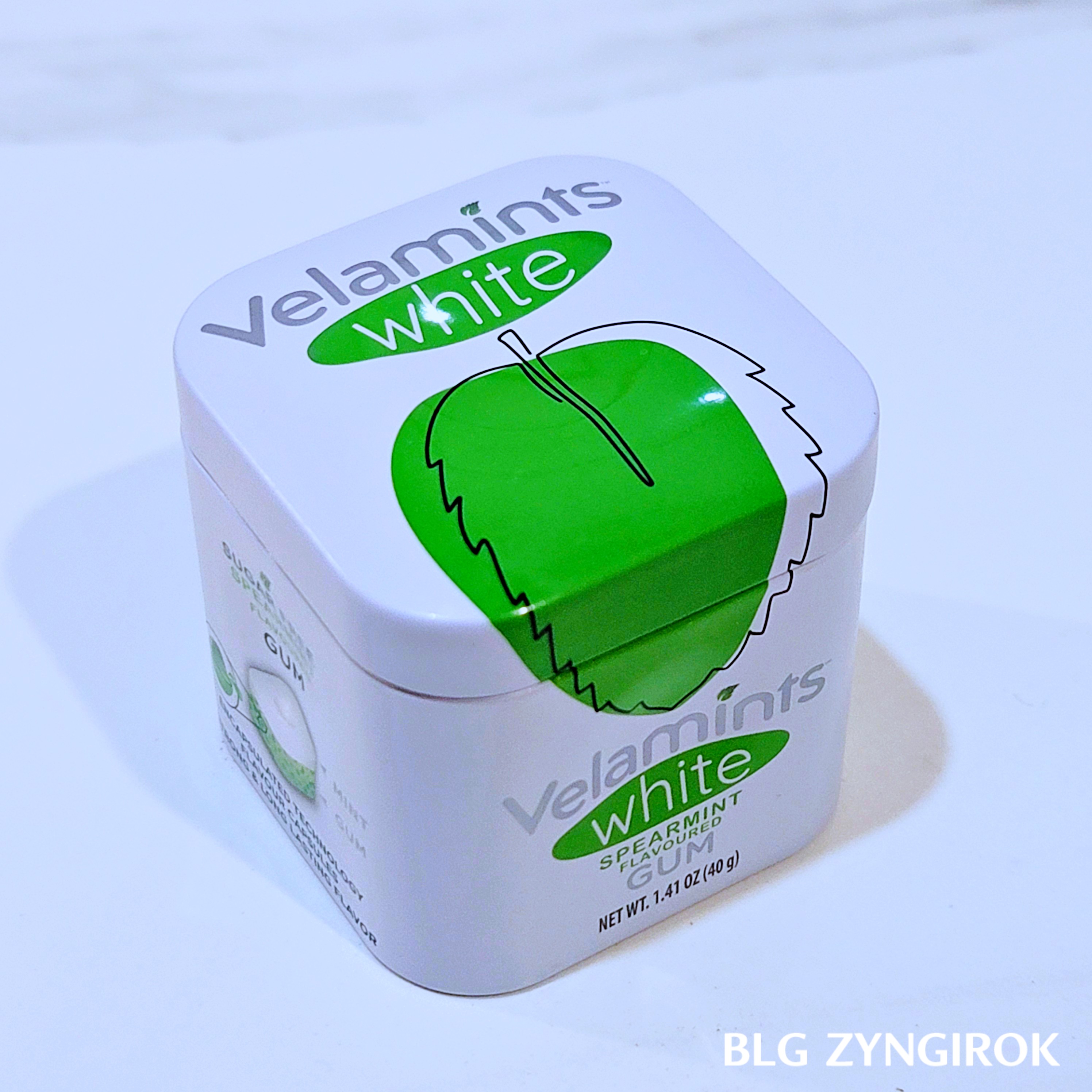 벨라민츠 화이트 1통 측면 모습이다.