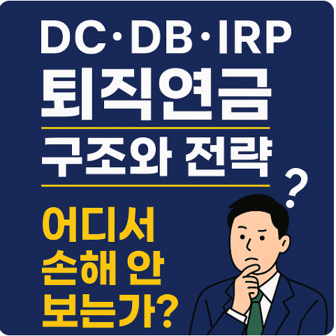 퇴직연금 DC/DB/IRP 구조와 전략 정리