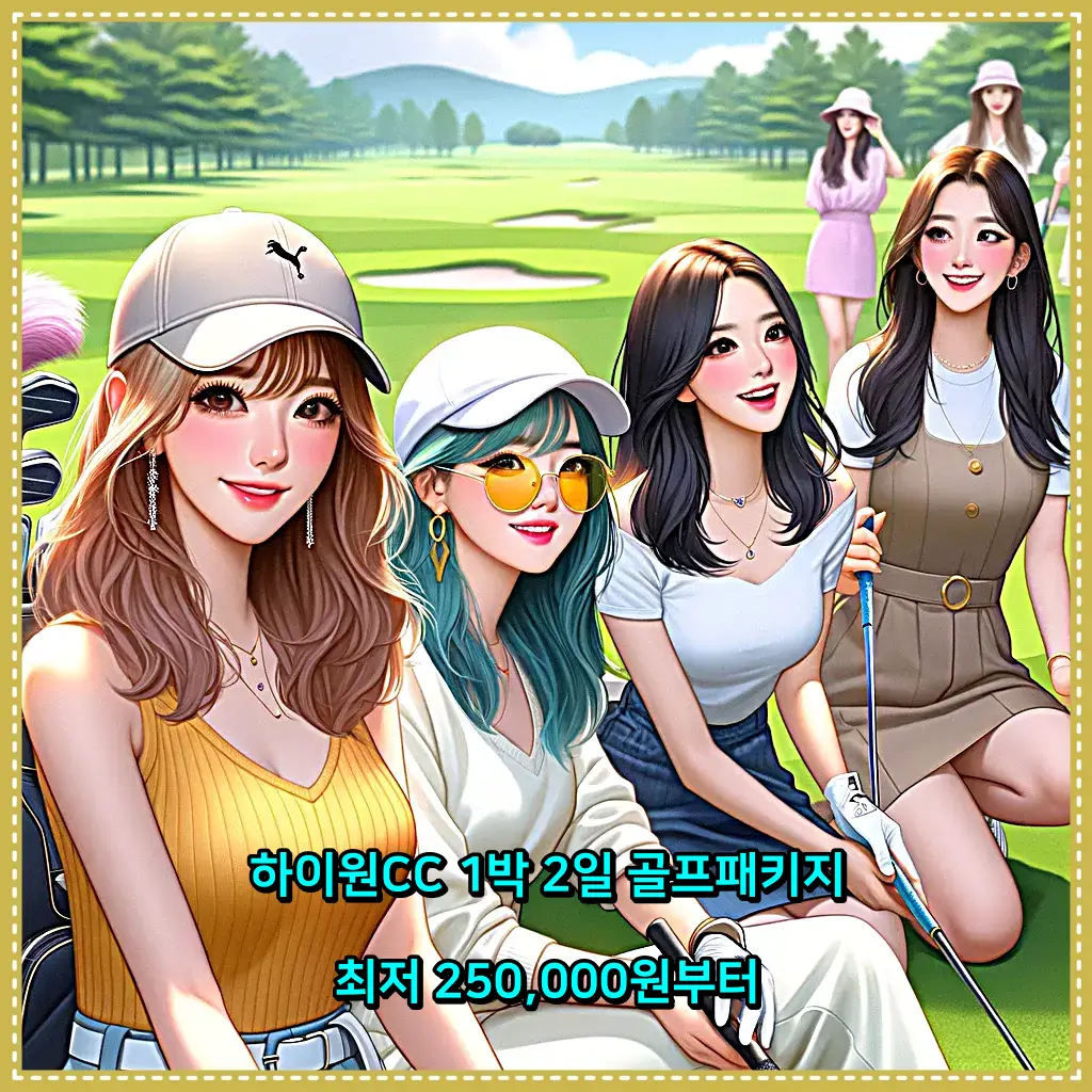 3월 강원도 골프 여행: 하이원CC에서의 1박 2일 골프패키지