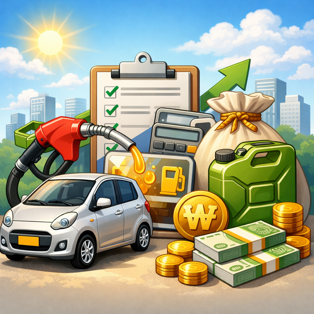 자동차 유류비 환급금 신청방법 총정리|경차 유류세 환급제도 30만 원 받는 법 관련 사진