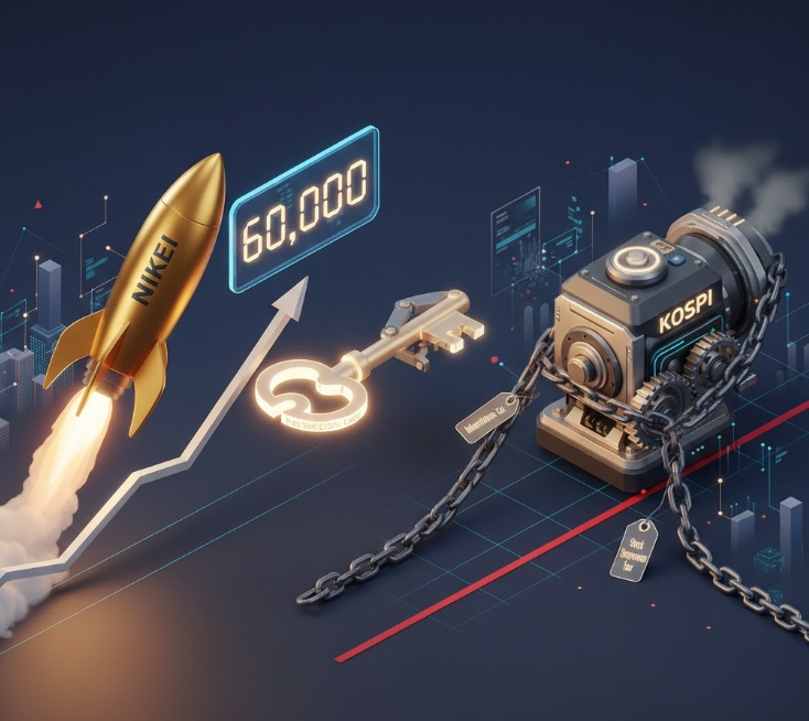 닛케이 6만 시대 열리나? 'K-밸류업'의 핵심, 상속세 부담에 갇힌 저PBR주 반등 시나리오