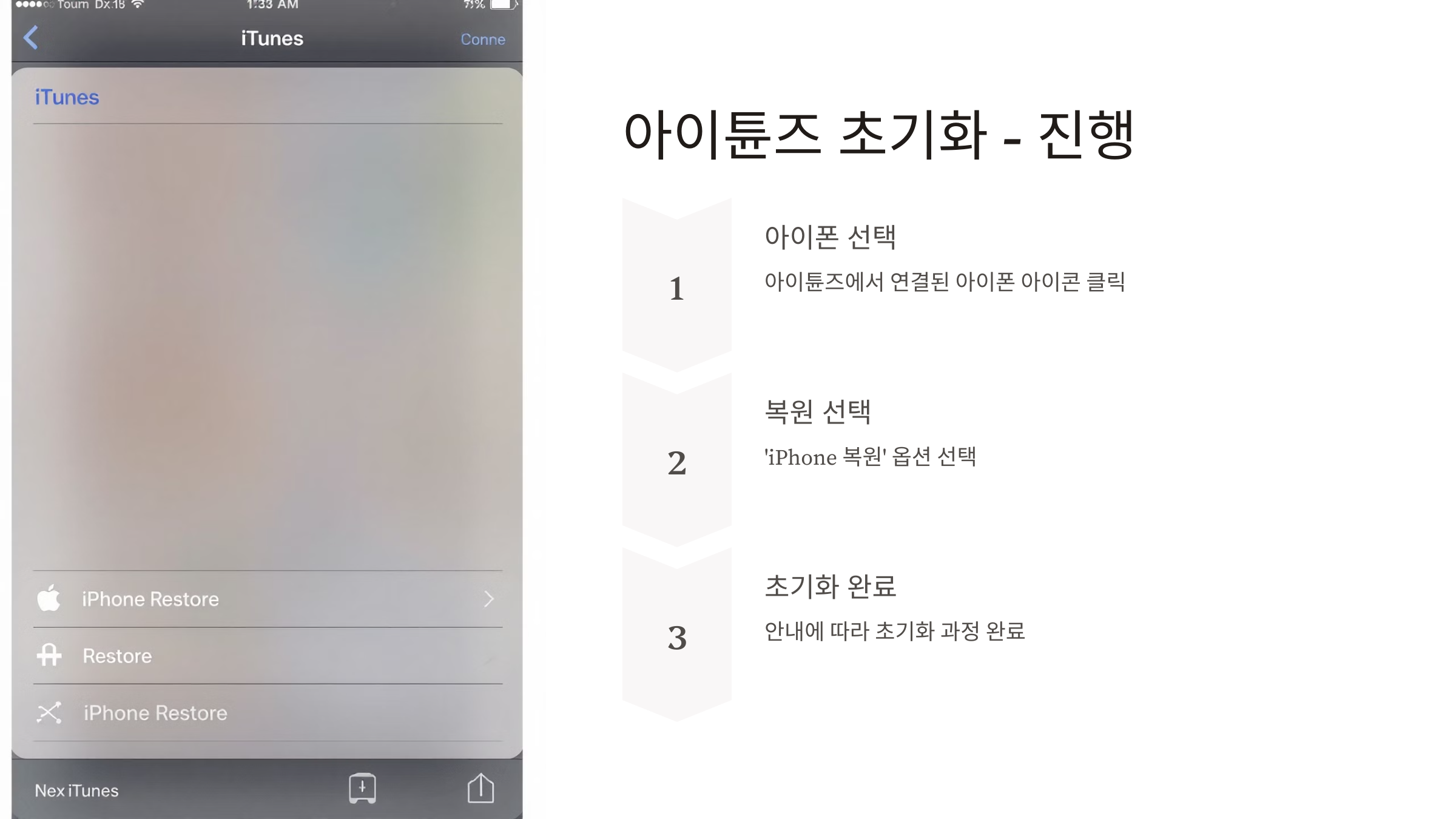 아이폰 초기화 방법