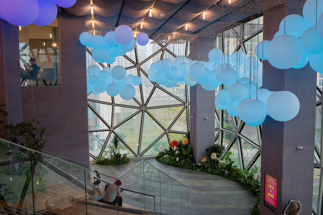 광교 갤러리아 휴식공간