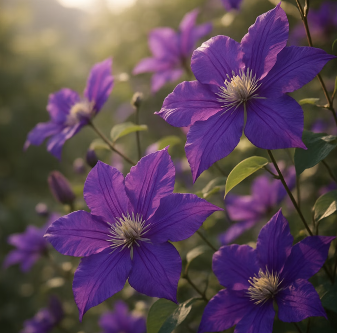여름의 여왕&amp;#44; 올해 가지에서 피는 아이들