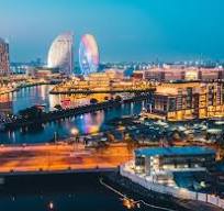 요코하마 항구 도시 사진