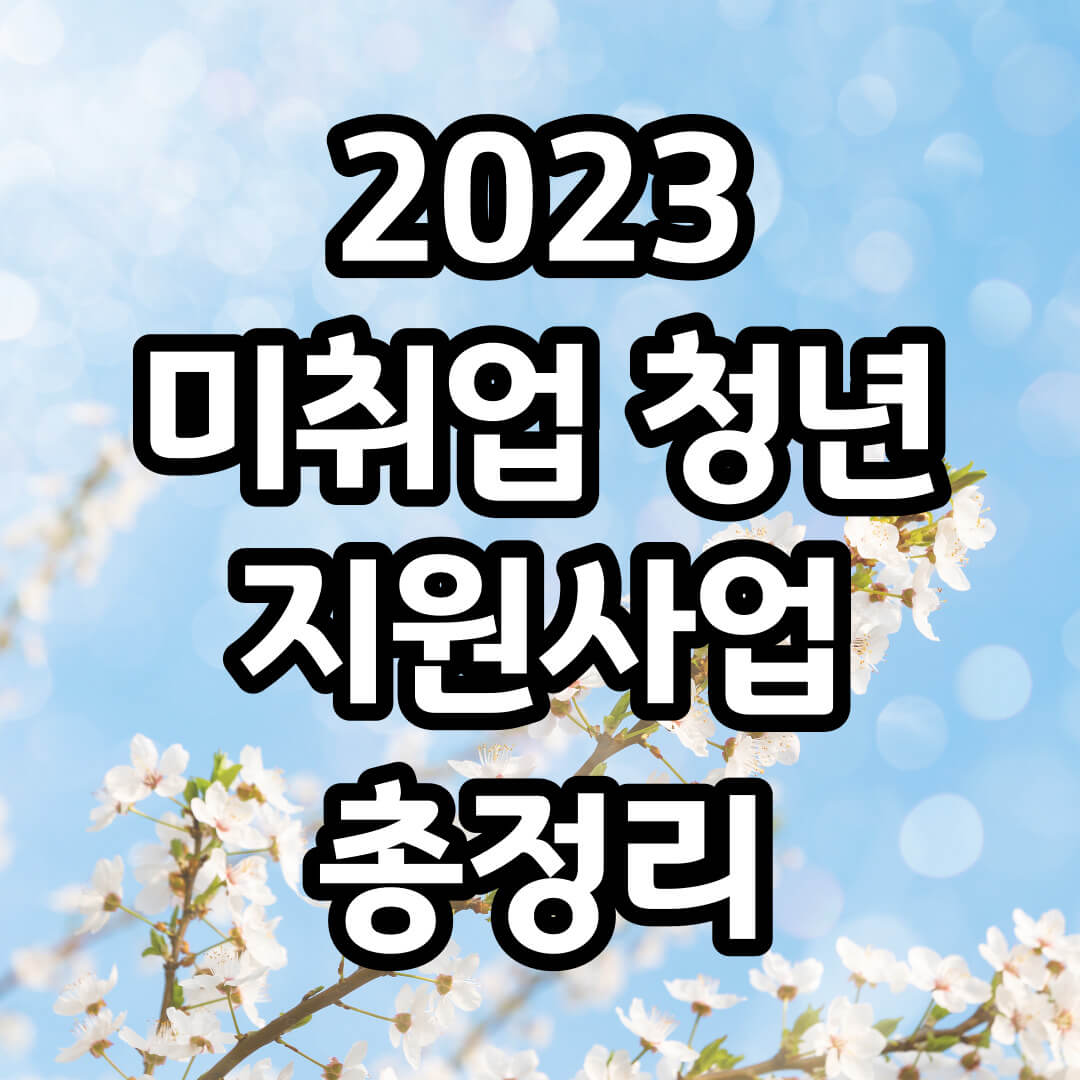 미취업 청년 지원사업