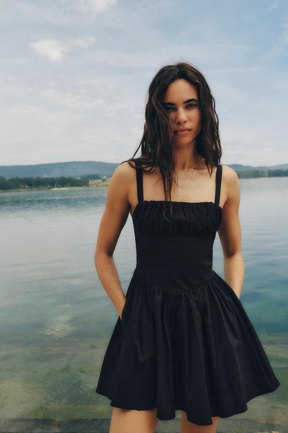 볼륨 스커트 원피스