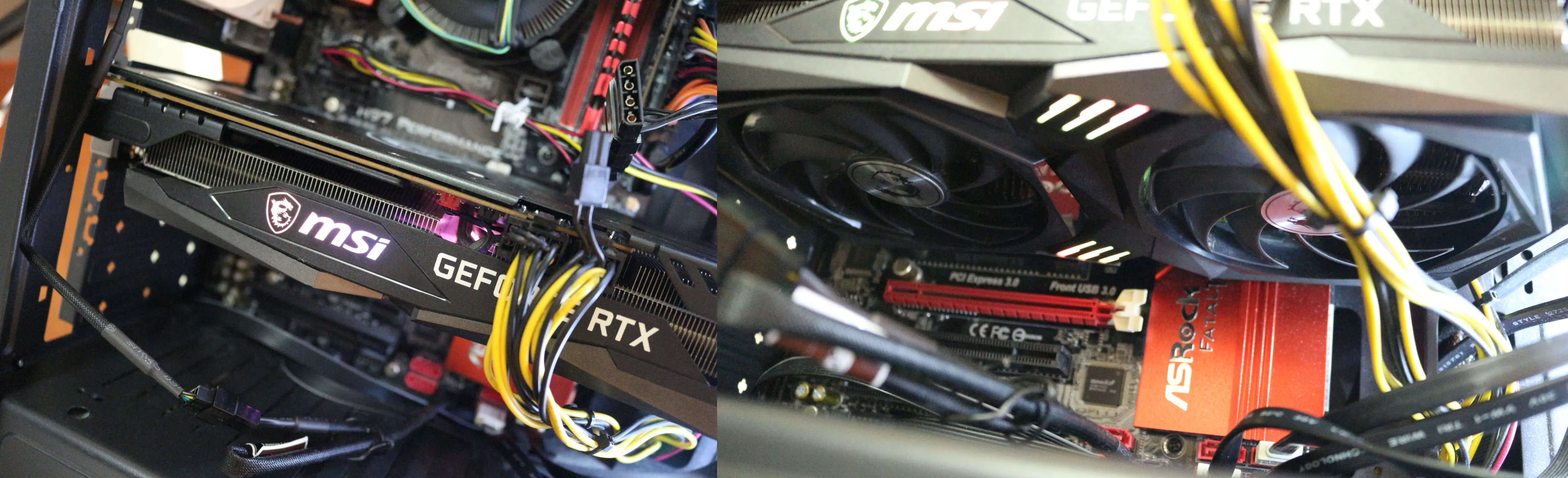 MSI 3060ti 트윈프로져 GAMING X 미스틱 라이트