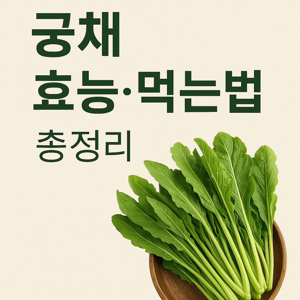 궁채 효능과 먹는법 총정리