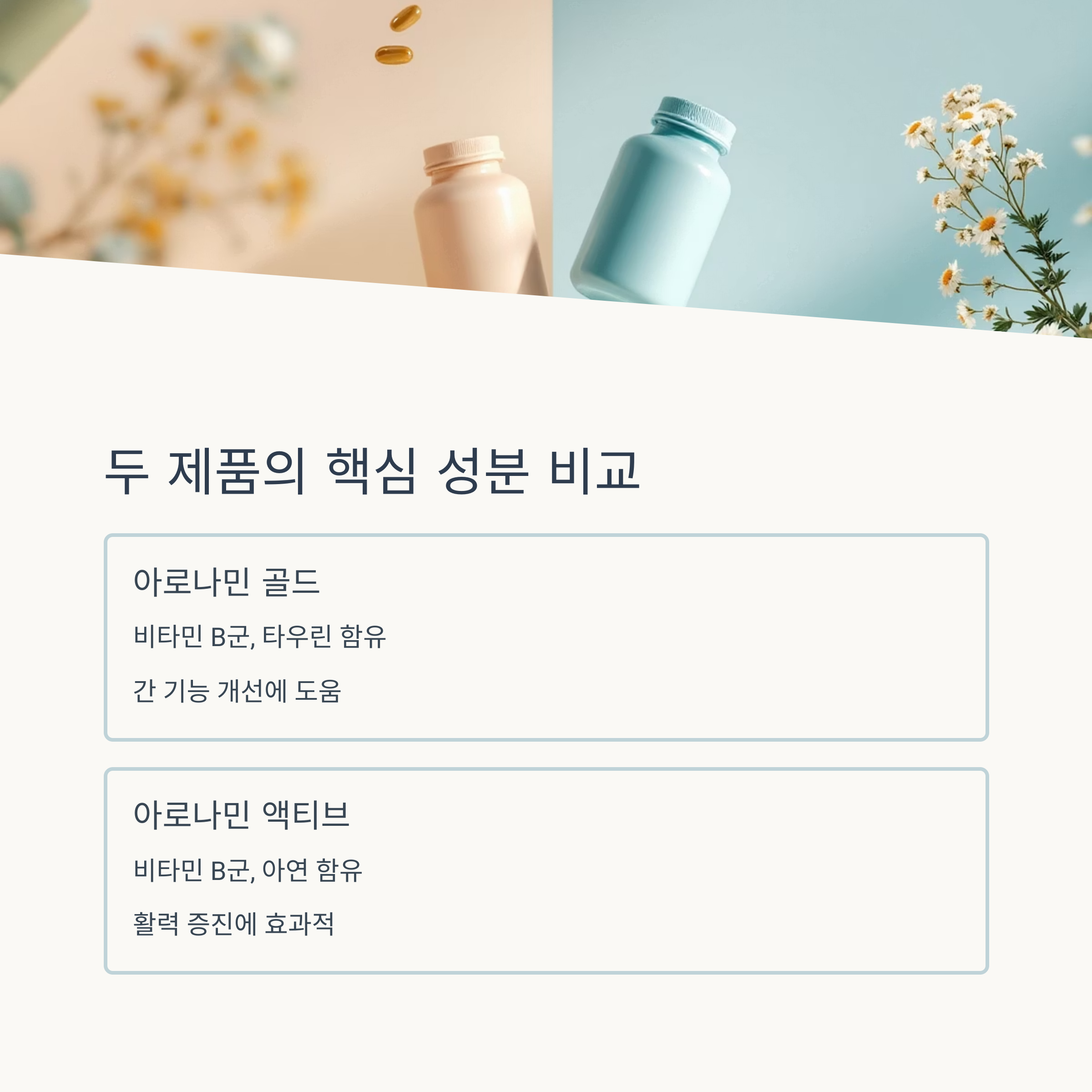 핵심성분비교