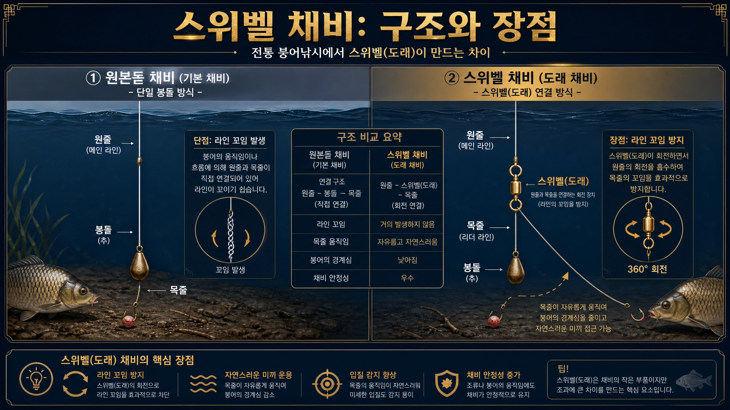 스위벨채비 장점
