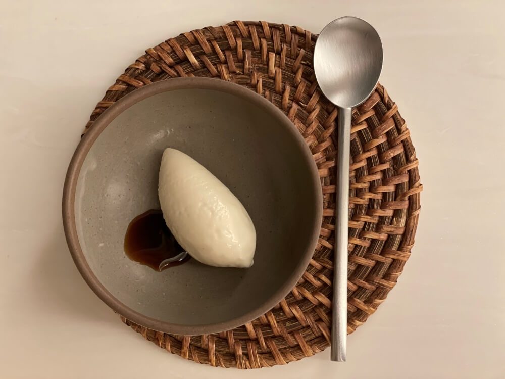 미쉐린 3스타 가온 - 디저트 쌀두유빙과