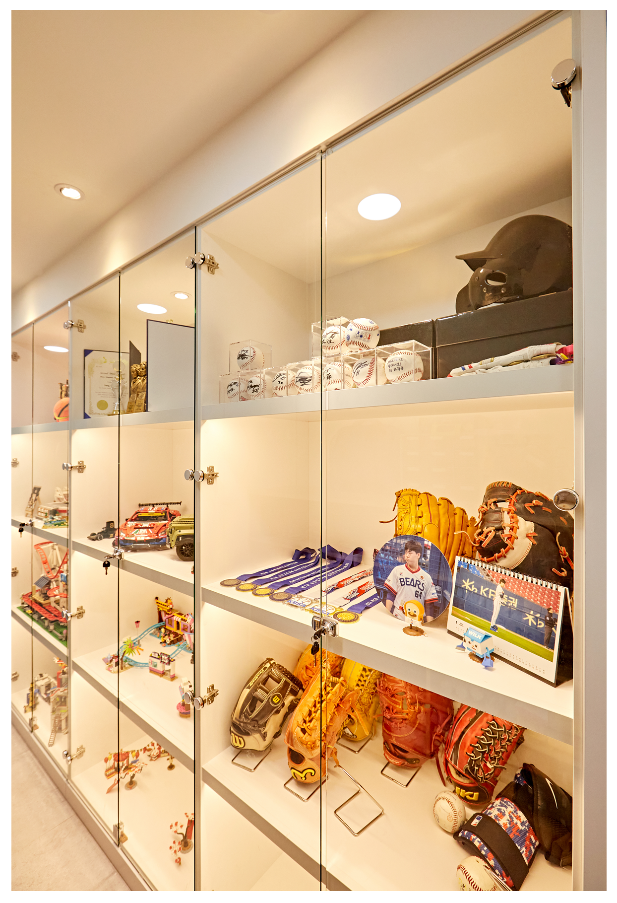 유리수납장시공