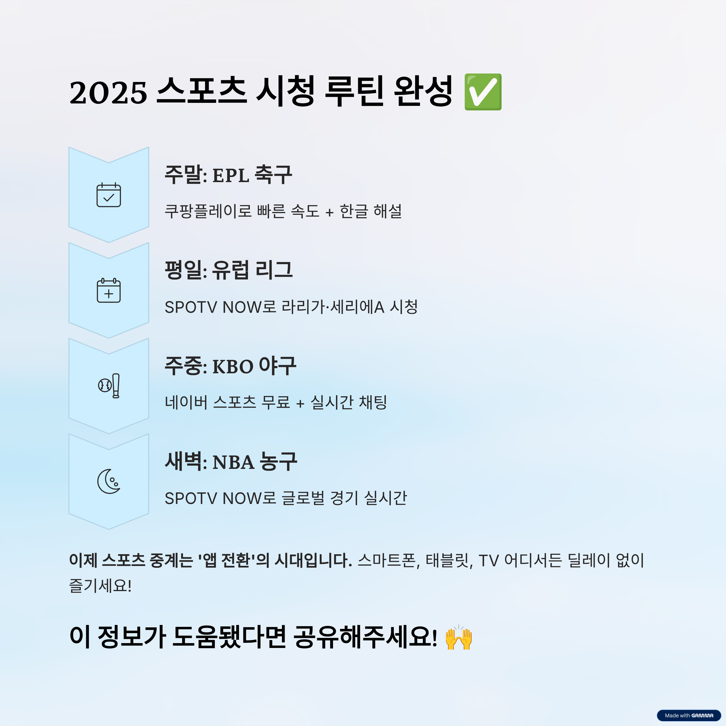 축구·야구·농구 실시간 중계 플랫폼 비교2025년 스포츠 팬이라면 알아야 할 최적의 시청 조합