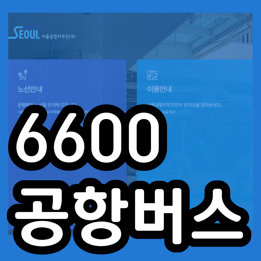 6600 공항버스 시간표 예매 리무진버스 방법 리무진 인천 공항 버스 요금 실시간 위치 조회 요금 정류장