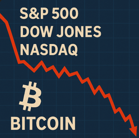 시장 전체가 불안한 분위기로 바뀌는 순간을 시각적으로 표현했습니다.