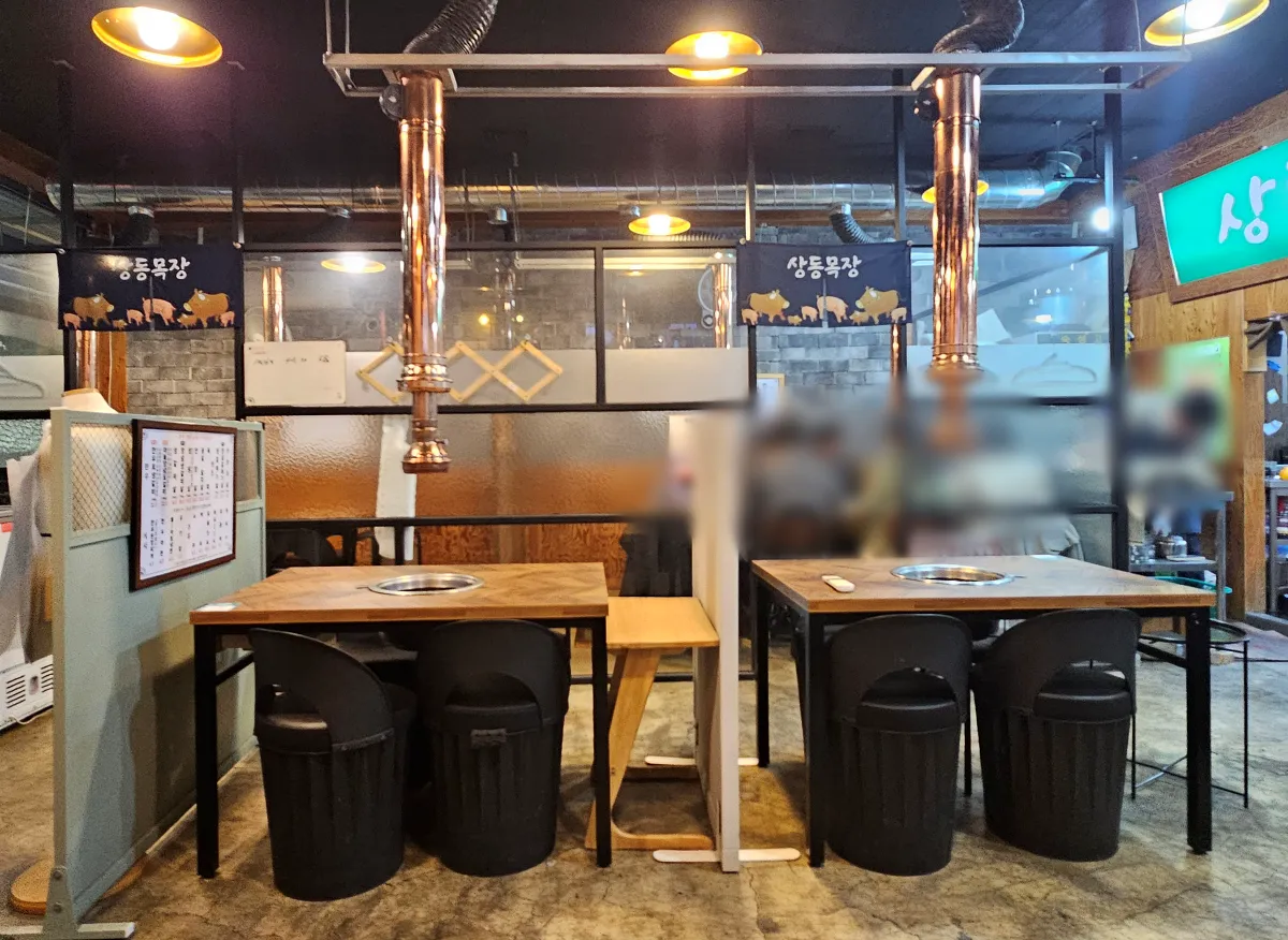 경상남도-거제도-고기집-상동목장-가게내부