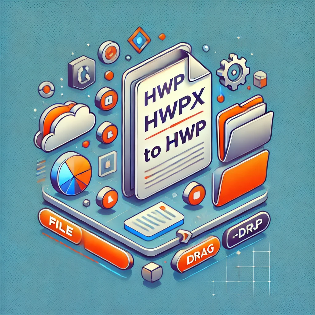 hwpx파일을 hwp 변환