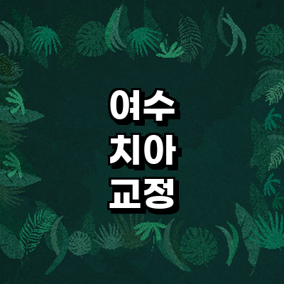 여수시 교정 치과