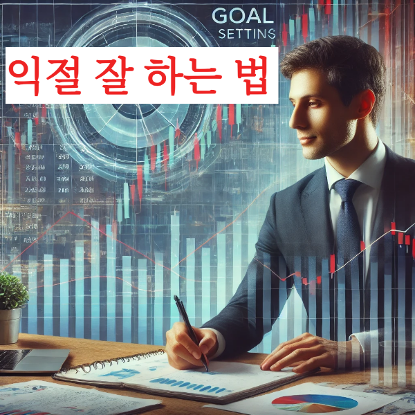 주식 차트 보는 이미지