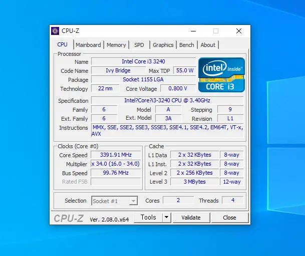 CPU-Z-사양확인하는법-이미지7