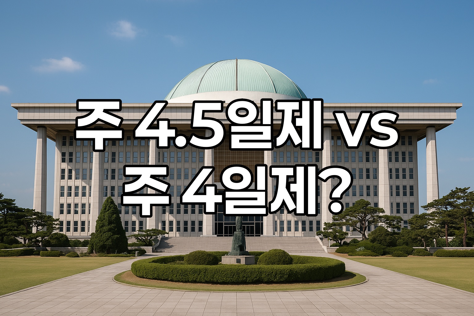 주 4.5일제 vs 주 4일제: 근무 혁신의 두 가지 방향