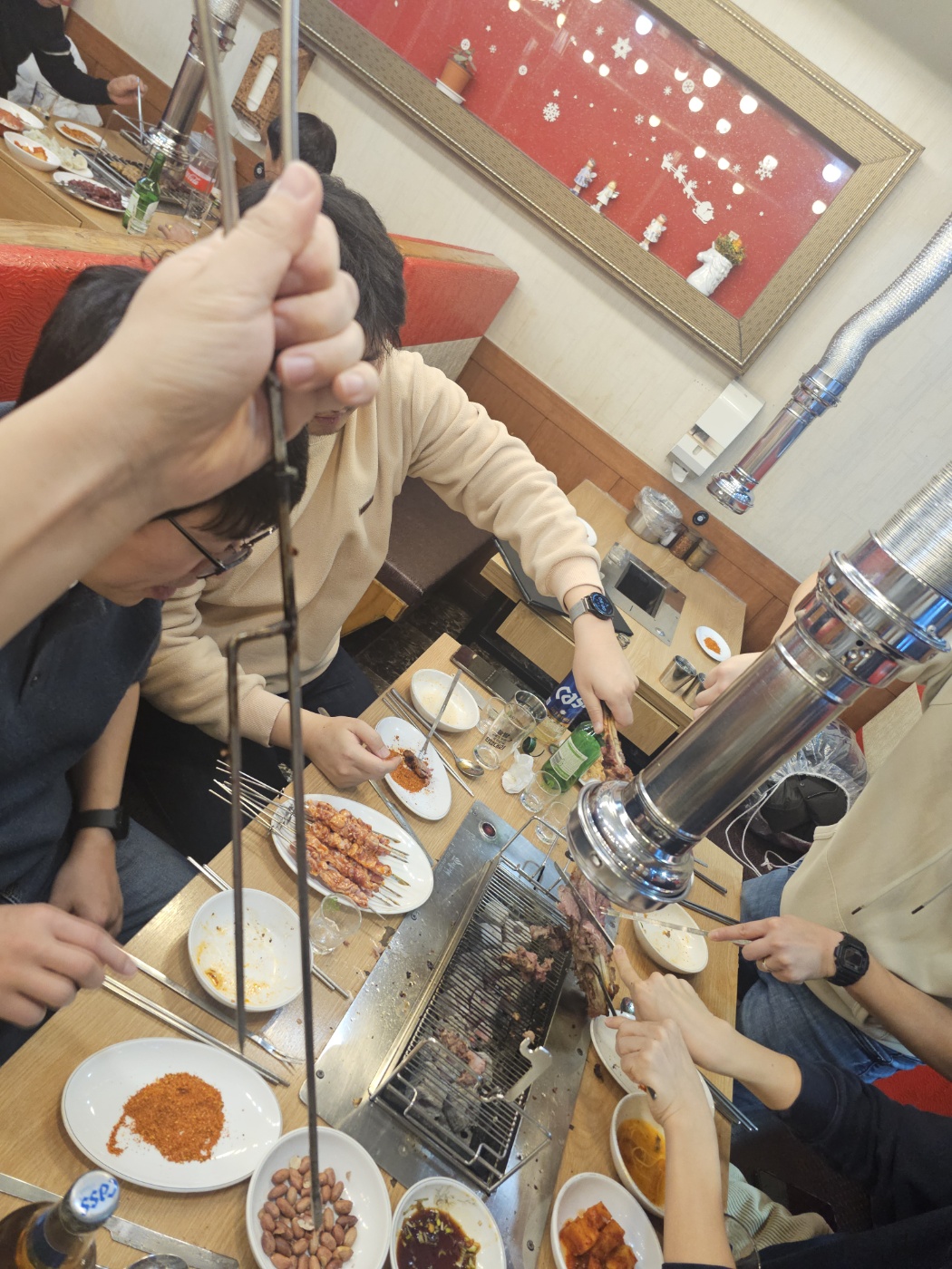 칠공강호 양꼬치 수원점 - 양다리구이 후기