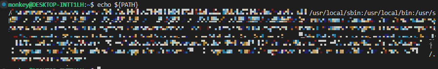 PATH 환경 변수 확인