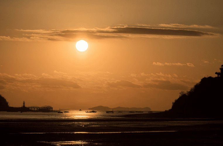 태안 노을바다