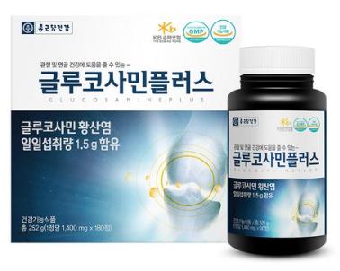 종근당건강 글루코사민&#44; 180정&#44; 1박스