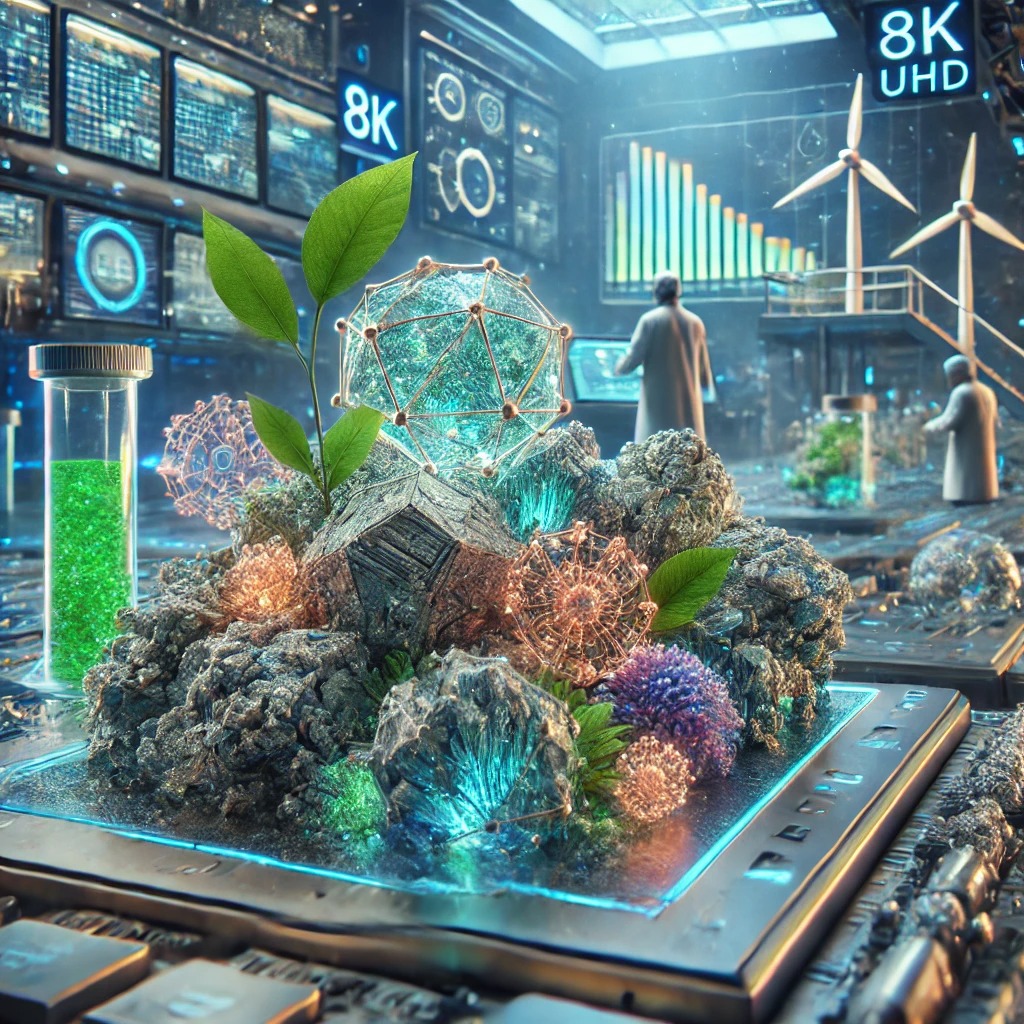 친환경 에너지용 신소재 광물 관련 사진