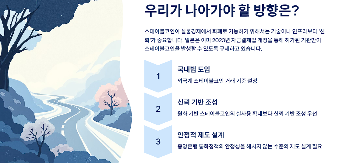 우리가 나아가야 할 방향은?