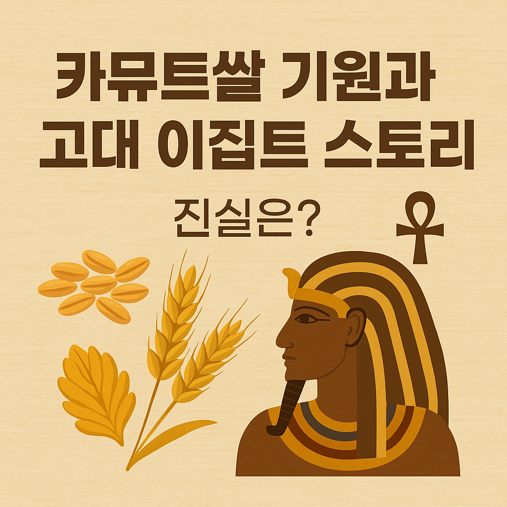 카뮤트쌀 기원과 고대 이집트 스토리, 진실은?
