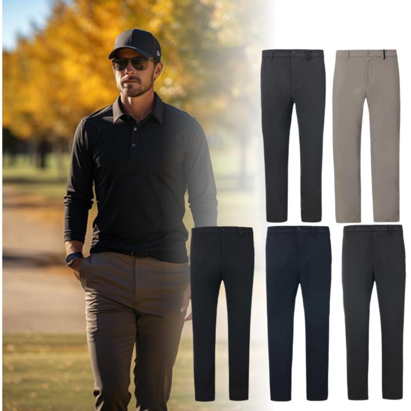 볼빅 골프바지 남성 가을 겨울 골프웨어 빅사이즈 허리밴딩 기모 팬츠 하의
