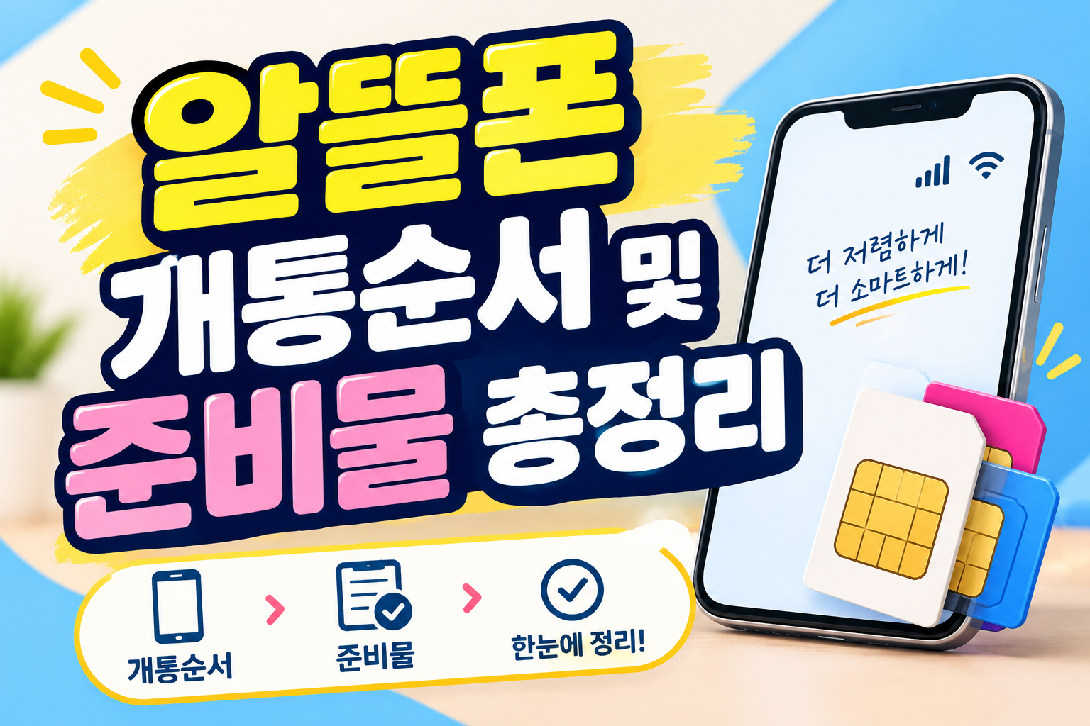 알뜰폰개통순서