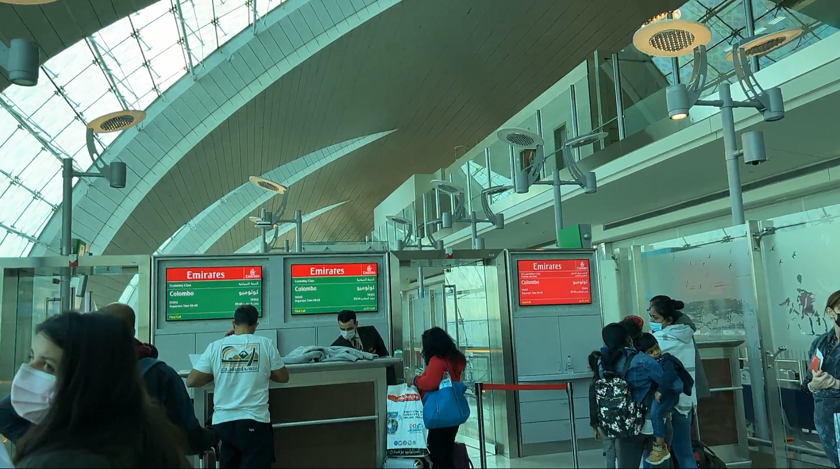 두바이공항 출국장