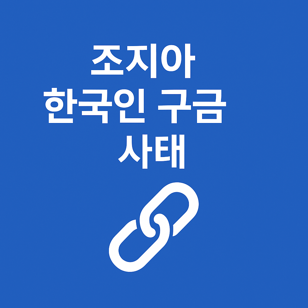 조지아 한국인 구금사태