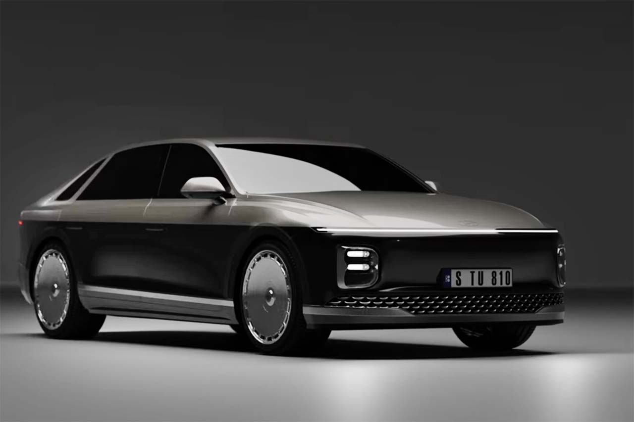 현대자동차 그랜저 롱휠베이스 가상 렌더링