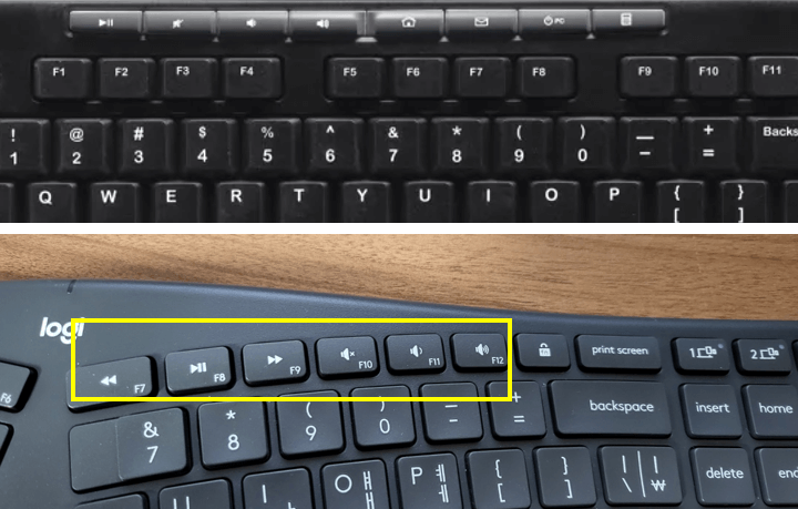 펑션키와 단축 기능키가 합쳐져 있습니다.